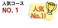 人気コースNO.1